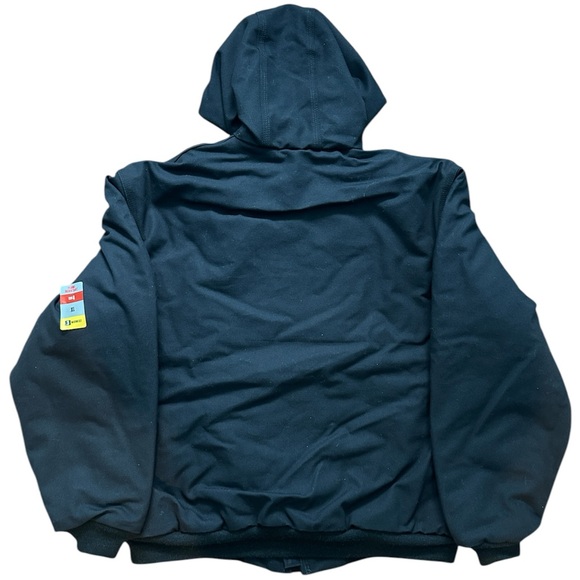 Carhartt FR Duck Insulated Active Jacket Quilted Lined Hoody Men’s L Cat 4 Warm - Picture 6 of 6